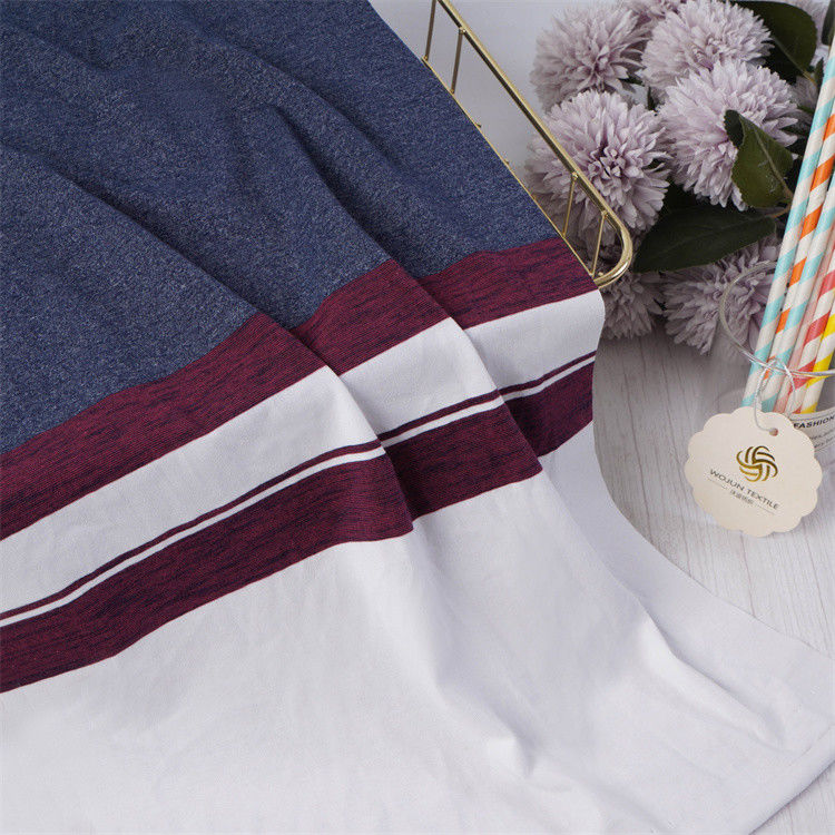 Comodo e adatto alla pelle Tissu a maglia a righe di moda e classica