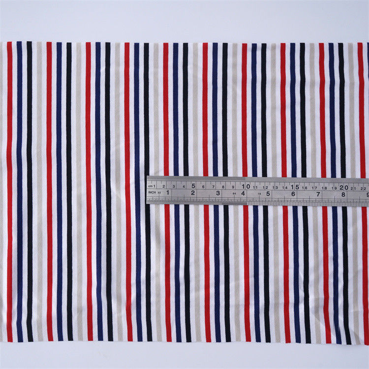 Tissu a maglia a strisce liscia per magliette
