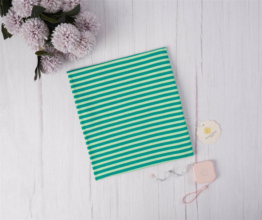 Materiale a strisce per magliette sano e elegante, naturale, traspirante e adatto alla pelle