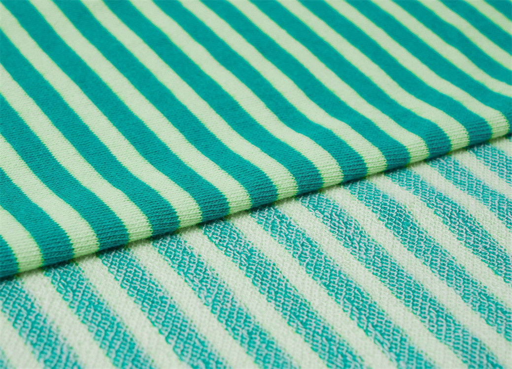Materiale a strisce per magliette sano e elegante, naturale, traspirante e adatto alla pelle