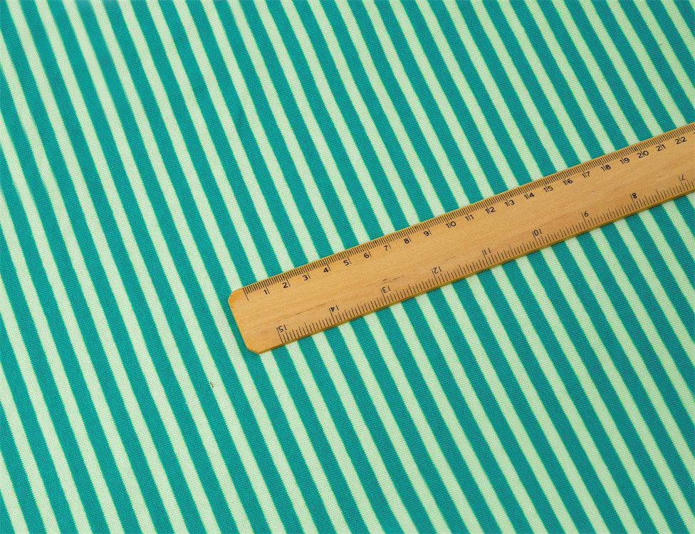 Materiale a strisce per magliette sano e elegante, naturale, traspirante e adatto alla pelle