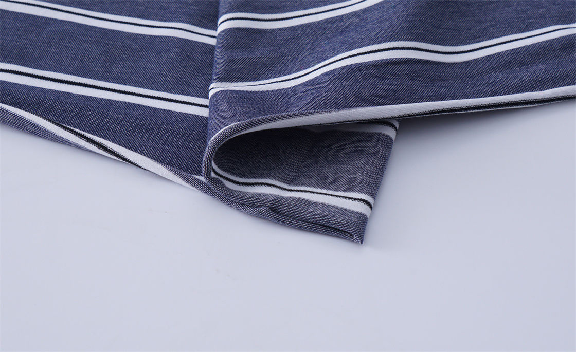 Comodo e traspirante tessuto pique di cotone flessibile e flessibile per polo