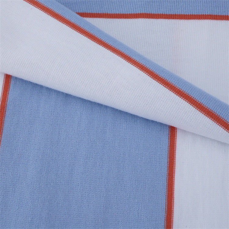 Tessuto a maglia a strisce sano per abbigliamento casual