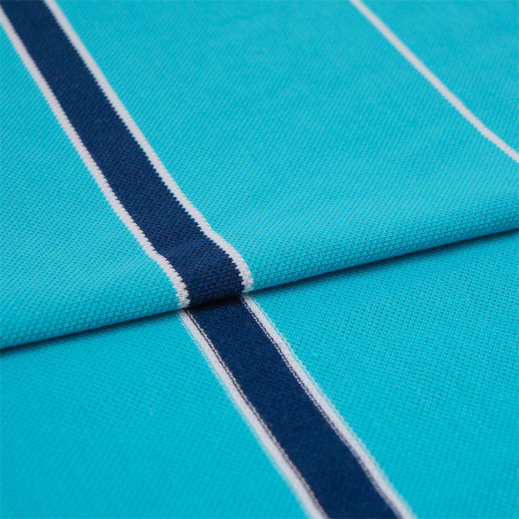 Tissu a maglia a strisce comodo e facile da curare e traspirante