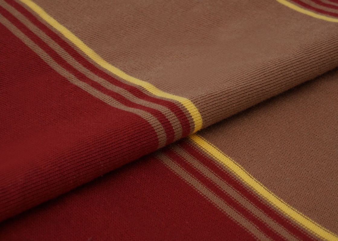 Confortevole e con una buona consistenza Tissu a maglia a righe sano e morbido