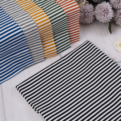 Maglione a righe di cotone, stoffa a maglia, 200 centimetri, in inverno, a righe di terry francese.