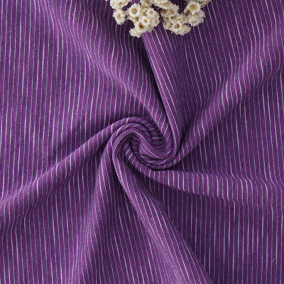 Un buon prezzo. 100 Tessuti di cotone a strisce di 175 cm di filato resistente Tissu di camicia tinto in linea