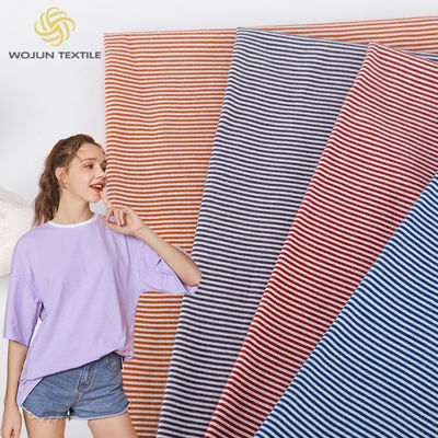 Il multi filato a strisce colorato del tessuto di cotone ha tinto il materiale antibatterico respirabile