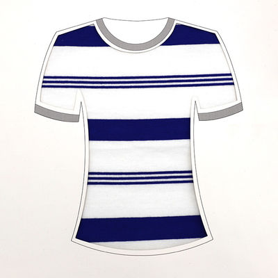 Un buon prezzo. Tessuto di cotone colorato a strisce Eco-friendly 32S 185gsm Superficie morbida in linea