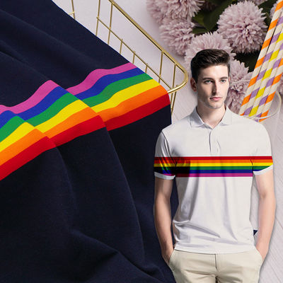 Un buon prezzo. Tessuto di cotone Pique resistente all'usura ZS-34806 Materiale tinto di filati leggeri in linea