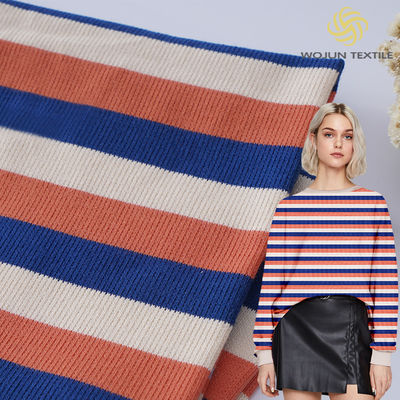 Un buon prezzo. Lycra cotone Pique Tissu a maglia 163cm Filato tinto Stretch Tessuto morbido in linea