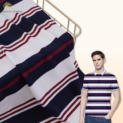 L'elastico medio di Lycra Polo Shirt Cotton Fabric Y000-X511 tricotta la struttura 40S del piquè