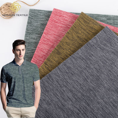 T-Shirt resistente all' usura con tessuto di filato colorato, T-Shirt traspirante da 210 g, tessuto di cotone
