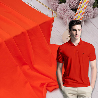 Il solido liscio tricotta il cotone molle del tessuto 32S 210gsm Tencel che pettina il materiale
