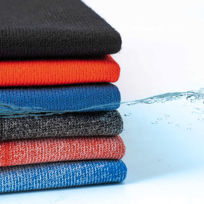 Il prodotto lavato strettamente intessuto del cotone, 360gsm ha tricottato il tessuto di cotone tinto filato
