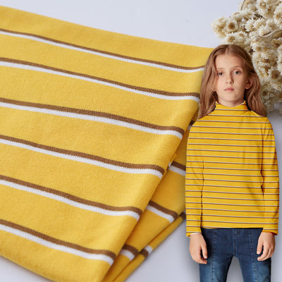 Materiale di cotone a strisce per abbigliamento casual