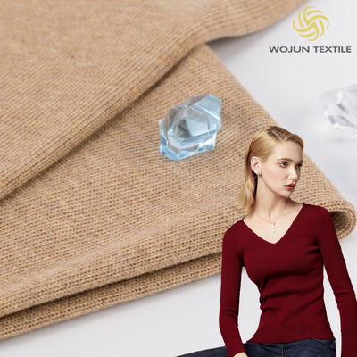 Tessuto a maglia solido traspirante 100% di cotone pettinato Filato di cotone larghezza 185 cm