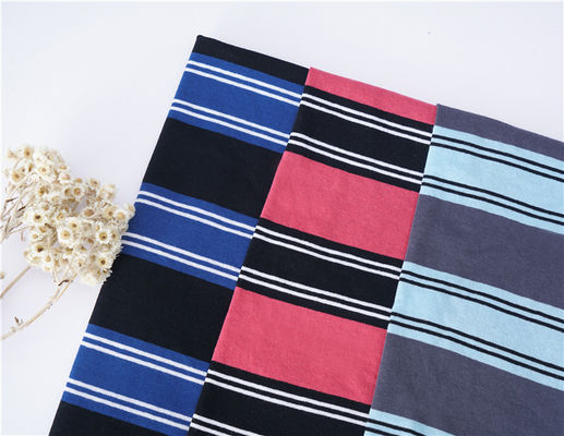 Tissu di cotone e di lino puro per la pelle, assorbente del sudore, materiale a strisce, per camicia casual