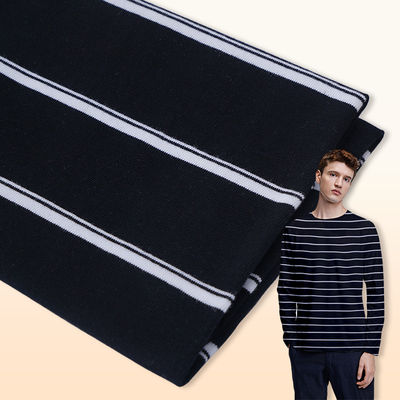 Un buon prezzo. Fabbricazione a base di filati di cotone puro e di tessuto a strisce per abbigliamento sportivo in linea