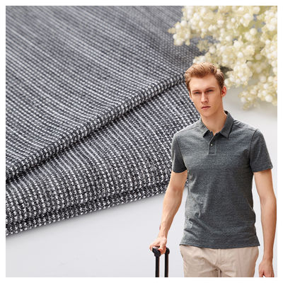 Comodo tessuto a strisce nere cotone mercerizzato texture amichevole della pelle