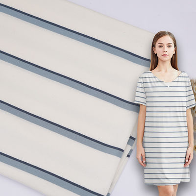 Un buon prezzo. Anti-Rughe Piano Comodo E Liscio Tessuto a Maglia A Righe Per Indossare Casuale in linea