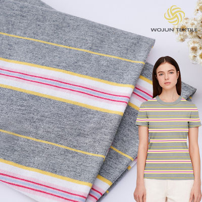 Puro cotone e tessuto di cotone a strisce per abbigliamento casual