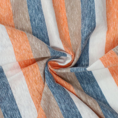 Materiale a strisce di cotone di moda traspirante per maglietta