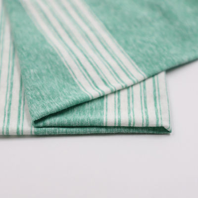 Tessuto di cotone a righe di alta qualità e confortevole per magliette