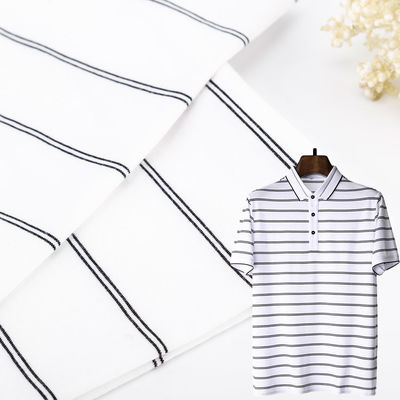 Tessuto a maglia a strisce per abbigliamento da ginnastica che assorbe il sudore e che è alla moda