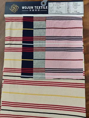Tessuto a maglia a strisce per camicia da polo, traspirante e resistente