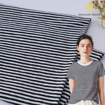 Un buon prezzo. Tessuto a maglia a strisce per abito da ginnastica, traspirante e leggero in linea