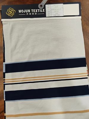 Elasticità eccellente e tessuto a maglia a righe resistente per polo