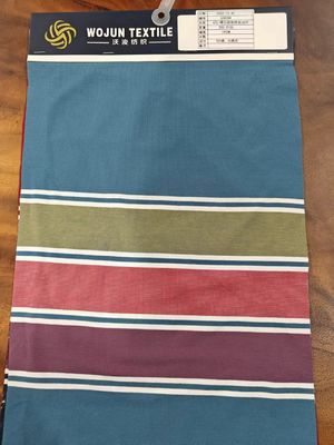 Materiale a strisce durevole e sano per la camicia da polo