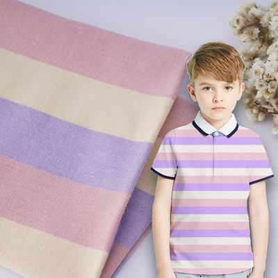 Tissu di cotone a fascia liscia per magliette ecologico e sano