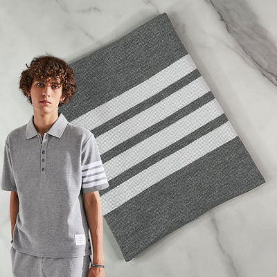 Tessuti di cotone a strisce morbidi