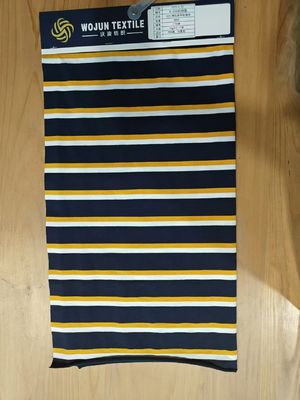 Elastico e confortevole e morbido e resistente tessuto di materiale a strisce elegante per abbigliamento casual