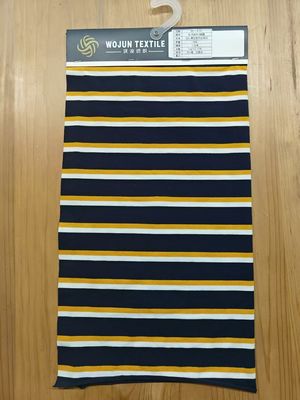 Un buon prezzo. Tessuto di materiale a strisce morbido e rispettoso della pelle e dell'ambiente per abbigliamento informale in linea