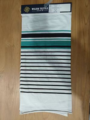 Un buon prezzo. Moderno e traspirante materiale ambientale morbido a strisce tessuto per maglietta in linea