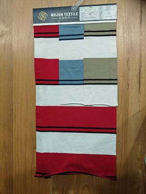 Un buon prezzo. Non facile da deformare e respirabile e elastico tessuto a maglia a righe per maglietta in linea