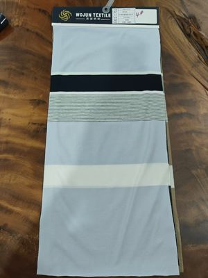 Materiale a strisce di cotone puro, elastico, ecologico, per uso occasionale