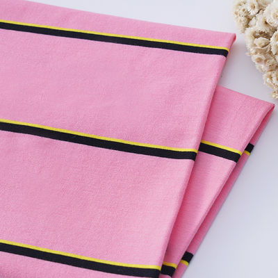 Un buon prezzo. Tessuti a maglia a righe personalizzati e multicolori per abbigliamento informale in linea