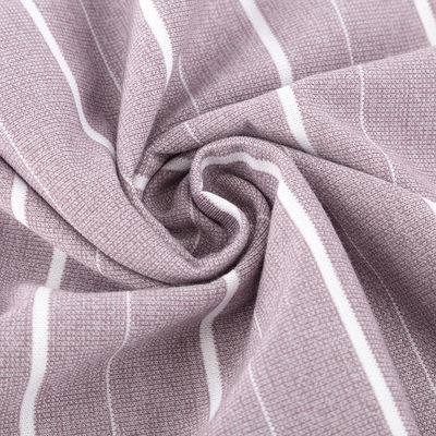 Un buon prezzo. Stoffa a maglia a strisce morbida e confortevole per magliette in linea