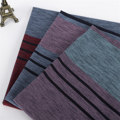 Un buon prezzo. Tessuto a maglia a strisce per camicia da polo in linea