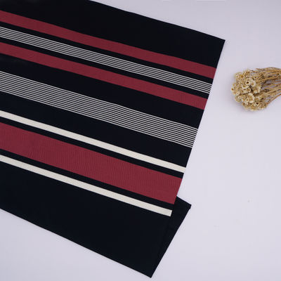 Un buon prezzo. Tessuto a maglia a righe igroscopico comodo e salutare per magliette in linea