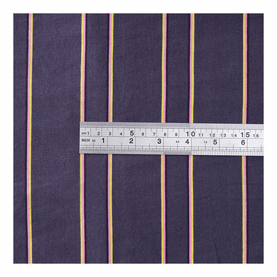 Un buon prezzo. Naturalmente igroscopico, confortevole e sano, tessuto a maglia a righe per abbigliamento casual in linea