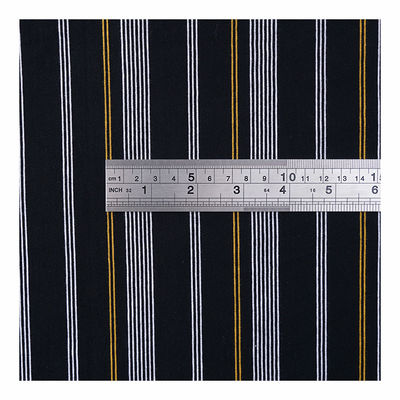 Un buon prezzo. Salutevole tessuto morbido e di buona consistenza e comodo tessuto a maglia a righe per magliette in linea