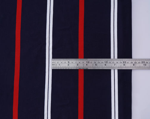 Un buon prezzo. Tessuto di cotone a righe resistente all'usura e traspirante in linea