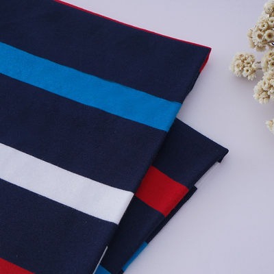 Salutevole e confortevole e amichevole per la pelle Tessuto a maglia a righe per polo