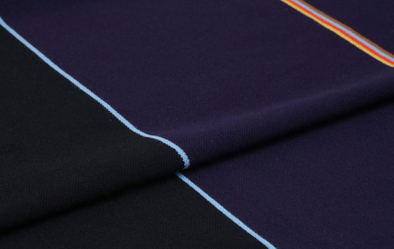 Tessuto a maglia a righe assorbente l'umidità e resistente all'usura