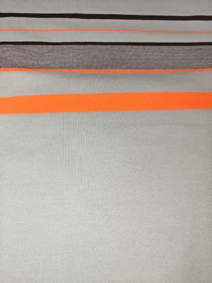 Un buon prezzo. 95% cotone 5% spandex tessuto a maglia a righe per magliette in linea
